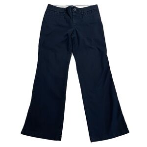 Banana Republic Black Martin Vintage Straight Leg Trouser Pants.  Size 8S